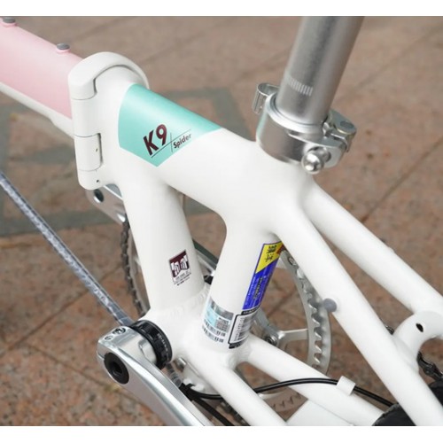 DAHON K9 349 (KAA693) 摺疊車-白/粉紅色【香港區特別版】